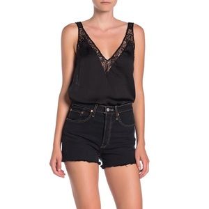 Levi’s 501 High Rise Tango Overdye Black Jean Shorts